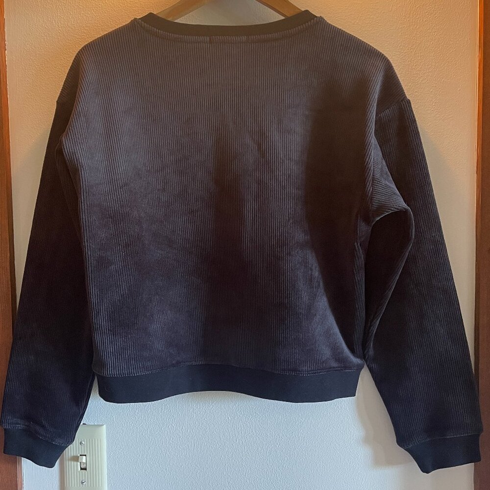 NWT Marine Layer Cord Velour V-Neck Sweatshirt - Picture 5 of 5